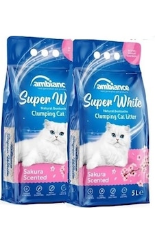 Ambiance Sakura Çiçek Kokulu Topaklaşan İnce Bentonit Kedi Kumu 2 x 10 L Ambiance Sakura Çiçek Kokulu Topaklaşan İnce Bentonit Kedi Kumu 2 x 10 L