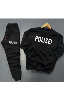 Pisa Art Polizei Eşofman Takımı Rsatk039 Siyah Pisa Art Polizei Eşofman Takımı Rsatk039 Siyah