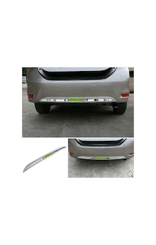 Toyota Corolla Uyumlu 2013 2018 Arka Tampon Koruma Krom