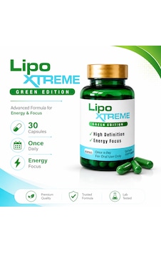 Lipo Xtreme Green Edition 30 Kapsül Aromasız