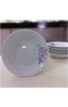 Porland Porselen Buket 12'li Çukur Yemek Tabak 17 Cm Porland Porselen Buket 12'li Çukur Yemek Tabak 17 Cm
