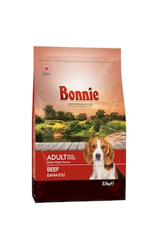 Bonnie Kuru Köpek Maması, Sığır Etli, Yetişkin, 2.5 Kg Bonnie Kuru Köpek Maması, Sığır Etli, Yetişkin, 2.5 Kg