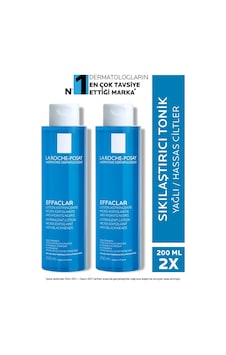 La Roche Posay Effaclar Akneye Eğilim Gösteren Ciltler Gözenek Sıkılaştırıcı Tonik 2 x 200 ML La Roche Posay Effaclar Akneye Eğilim Gösteren Ciltler Gözenek Sıkılaştırıcı Tonik 2 x 200 ML