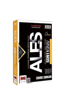Yargı 2025 Ales Vip Son 11 Sınav Çıkmış Sorular Yargı 2025 Ales Vip Son 11 Sınav Çıkmış Sorular
