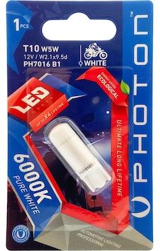 Photon T10 W5W Blister PH7016 B1 Photon T10 W5W Blister PH7016 B1
