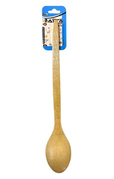Ahşap 32 Cm Vernikli Kaşık Kartelada Çok Renkli Ahşap 32 Cm Vernikli Kaşık Kartelada Çok Renkli