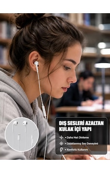 Ergonomik Tasarımlı Stereo Ses Performanslı Kablolu Kulaklık Yeni Nesil Ergonomik Kulaklık Ergonomik Tasarımlı Stereo Ses Performanslı Kablolu Kulaklık Yeni Nesil Ergonomik Kulaklık