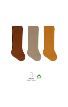 Bistyle 3'lü Dizaltı Çorap Bs3000 Hardal 001 Bistyle 3'lü Dizaltı Çorap Bs3000 Hardal 001