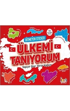 Bitmeyen Stıcker Ülkemi Tanıyorum 50 Çıkartma Bitmeyen Stıcker Ülkemi Tanıyorum 50 Çıkartma