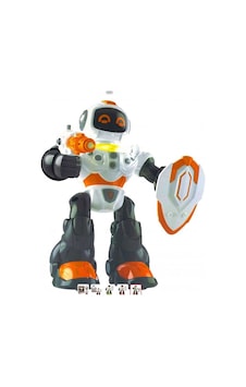 Robot 360 Derece Dönen Aksesuarlı Sesli Işıklı Pilli 3+