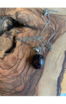 Lal Kırmızı Garnet Kolye 80612390 Gri