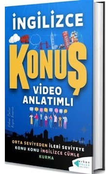 İngilizce Konuş Video Anlatımlı - Orta Seviyeden İleri Seviyeye Konu Konu İngilizce Cümle Kurma - Erkan Önler - Erkan Önler Yayınları İngilizce Konuş Video Anlatımlı - Orta Seviyeden İleri Seviyeye Konu Konu İngilizce Cümle Kurma - Erkan Önler - Erkan Önler Yayınları