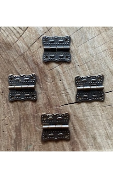 PAPATYA 3CM MİNİ MENTEŞE TAVLA KUTU MENTEŞE OKSİT RENK 100ADET