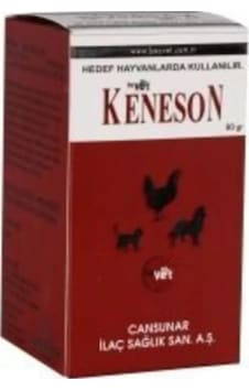 Keneson Tüm Hayvanlarda Kene Bit Pire vb. Haşere Öldürücü 500 G