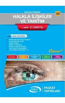 Halkla İlişkiler ve Tanıtım 1. Sınıf 2. Yarıyıl (7321) / Kolektif Halkla İlişkiler ve Tanıtım 1. Sınıf 2. Yarıyıl (7321) / Kolektif