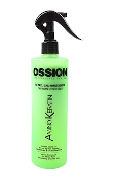 Ossion Amino Keratin Çift Fazlı Sprey Fön Suyu 400 ML Ossion Amino Keratin Çift Fazlı Sprey Fön Suyu 400 ML