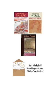 Orhan Pamuk 3 Kitap Set + Okuma Sticker'ları Orhan Pamuk 3 Kitap Set + Okuma Sticker'ları