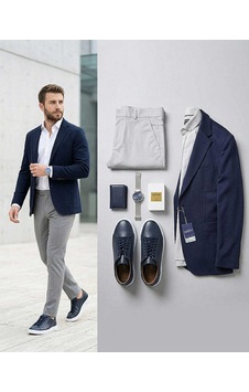 Bys Beystil Erkek Gri Slim Fit Düz Keten Pantolon Bys Beystil Erkek Gri Slim Fit Düz Keten Pantolon