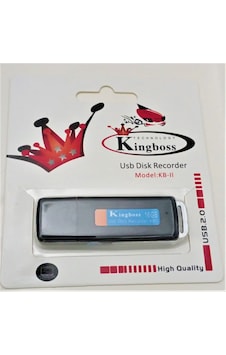 Kingboss 16 GB Usb 2.0 Taşınabilir Mini Ses Kayıt Cihazı Kingboss 16 GB Usb 2.0 Taşınabilir Mini Ses Kayıt Cihazı