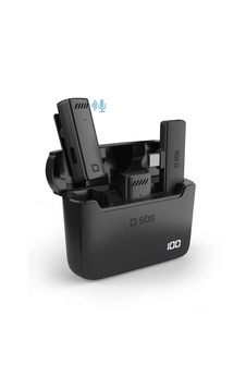 Sbs Kablosuz Yaka Mikrofonu Usb-c Şarj Kutulu Android & İphone Uyumlu Gürültü Engelleme Plug & Play