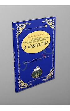 Üç Vasiyetim-Cübbeli Ahmet Hoca Üç Vasiyetim-Cübbeli Ahmet Hoca