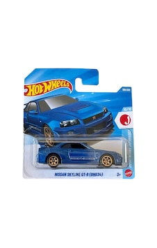 Hot Wheels Nissan Skyline Gt-r Bnr34 Mavi