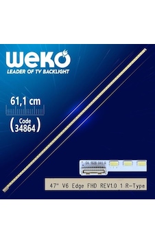 47'' V6 Edge Fhd Rev1.0 1 R-type - 61.1 Cm 64 Ledli - Wk-392 Led Tv Bar Gri 47'' V6 Edge Fhd Rev1.0 1 R-type - 61.1 Cm 64 Ledli - Wk-392 Led Tv Bar Gri