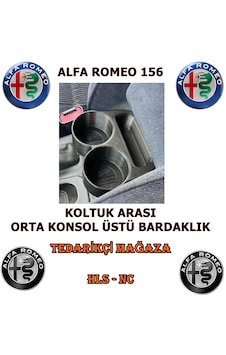 Alfa Romeo 156 Mk1 Koltuk Arası Orta Konsol Üstü Bardaklık Tek Parça 1 Alfa Romeo 156 Mk1 Koltuk Arası Orta Konsol Üstü Bardaklık Tek Parça 1