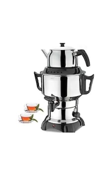 Armağan 25 Bardak 3.5 L 1000 W Çelik Elektrikli Çay Semaveri Armağan 25 Bardak 3.5 L 1000 W Çelik Elektrikli Çay Semaveri