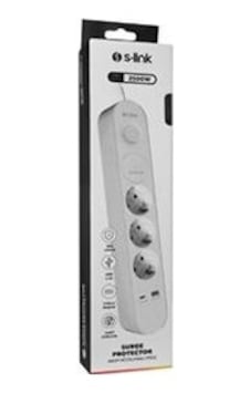 S-link Spg3-pd20 Pd20w H05vv-f 3g1.0mm, 1.5m 3 Lü 306 J Akım Korumalı Beyaz + Gri Priz 0 S-link Spg3-pd20 Pd20w H05vv-f 3g1.0mm, 1.5m 3 Lü 306 J Akım Korumalı Beyaz + Gri Priz 0