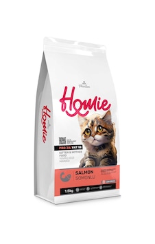 Homie Düşük Tahıllı Somonlu Yavru ve Anne Kedi Maması 2750 G Homie Düşük Tahıllı Somonlu Yavru ve Anne Kedi Maması 2750 G