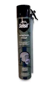 Selsil Pu Poliüratan Montaj Köpüğü 750 ml 845 gr Selsil Pu Poliüratan Montaj Köpüğü 750 ml 845 gr