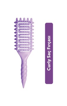 Pro Curlybrush - Kıvırcık Saçlar İçin Bukle Belirginleştirici Saç Fırçası Mor Pro Curlybrush - Kıvırcık Saçlar İçin Bukle Belirginleştirici Saç Fırçası Mor