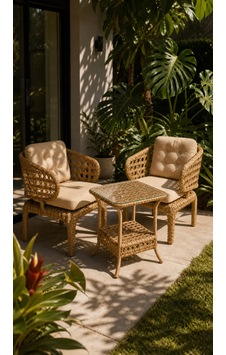 Cenevre Raddan 1+1 Bistro Set Minderli 2 Kişilik Raddan Oturma Grubu Camlı Sehpa Bahçe Balkon Teras Set Cappuccino Cenevre Raddan 1+1 Bistro Set Minderli 2 Kişilik Raddan Oturma Grubu Camlı Sehpa Bahçe Balkon Teras Set Cappuccino