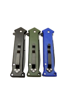 Mtech 4352 Mavi Bas - Çek Kamp Çakı 20cm- Otomatik, Kemerlikli Mtech 4352 Mavi Bas - Çek Kamp Çakı 20cm- Otomatik, Kemerlikli