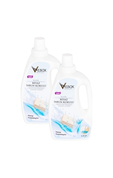 Vebox Beyaz Sabun Kokulu Yüzey Temizleyici 2 x 1500 ML Vebox Beyaz Sabun Kokulu Yüzey Temizleyici 2 x 1500 ML