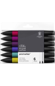 Winsor Newton Promarker 6lı Zengin Tonlar Kalem Seti 4832 Winsor Newton Promarker 6lı Zengin Tonlar Kalem Seti 4832