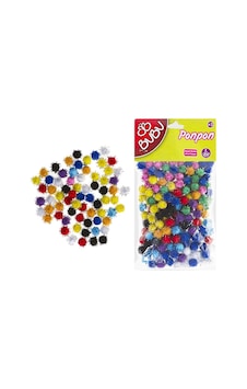 Bu-Bu Ponpon Simli 1 CM 200Lü Karma 00111 Bu-Bu Ponpon Simli 1 CM 200Lü Karma 00111
