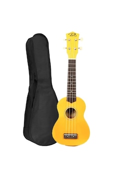 Puka UK-21YW Soprano Ukulele Sarı + Kılıf