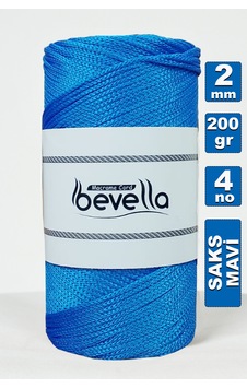 2 Mm - 200 Gr Polyester Saks Mavi Makrome Ipi Polyester Makrome Ip Supla Ip Ve Çanta Ipliği 2 Mm - 200 Gr Polyester Saks Mavi Makrome Ipi Polyester Makrome Ip Supla Ip Ve Çanta Ipliği