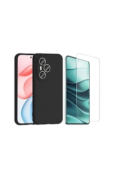 Vendas Honor 400 Pro Kılıf Zore Mara Lansman Kapak + Cam Ekran Koruyucu Siyah Vendas Honor 400 Pro Kılıf Zore Mara Lansman Kapak + Cam Ekran Koruyucu Siyah