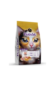 Petiva Balıklı Yetişkin Kedi Maması 3 KG Petiva Balıklı Yetişkin Kedi Maması 3 KG