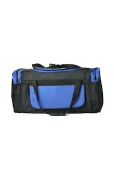 Single Sword Unisex 80l Büyük Boy Seyahat El Valizi Ve Omuz Çantası Mavi
