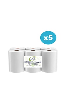 Pratiksoft Fotoselli Hareketli Kağıt Havlu 6'lı 5 Paket Pratiksoft Fotoselli Hareketli Kağıt Havlu 6'lı 5 Paket