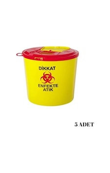 TIBBİ ATIK KOVASI 5LT - 5 ADET TIBBİ ATIK KOVASI 5LT - 5 ADET
