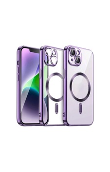 Apple Apple iPhone Uyumlu 15 Kılıf Kross Magneticsafe Kapak - Mor Apple Apple iPhone Uyumlu 15 Kılıf Kross Magneticsafe Kapak - Mor