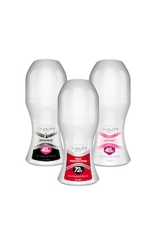 Avon OnDuty Active Invisible ve Max Protection Kadın Rollon Paketi Avon OnDuty Active Invisible ve Max Protection Kadın Rollon Paketi
