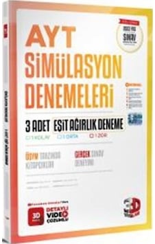2025 3d Yayınları Ayt Eşit Ağırlık 3 Lü Simülasyon Genel Deneme 2025 3d Yayınları Ayt Eşit Ağırlık 3 Lü Simülasyon Genel Deneme