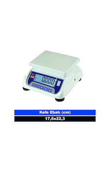 Tem Eko 6 Kg 1 Gr Tartım Terazisi Onaylı Lcd Tem Eko 6 Kg 1 Gr Tartım Terazisi Onaylı Lcd