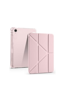 Aksesuarcim Xiaomi K Pad İle Uyumlu Kılıf Silikon Yumuşak Kalem Bölmeli Esnek 4 Farklı Stand Olabilen Tablet Kılıfı Rose Gold Sku: Zeusb0g1tk9kt5 Arka Kapak